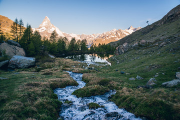 Matterhorn peak on a sunny day of June, 2017