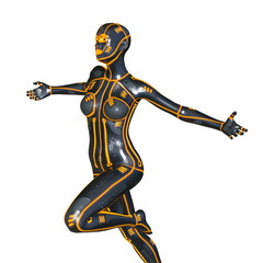 女性サイボーグ