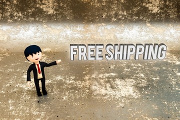 free shipping sign