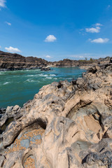 Li Phi waterfall in Laos