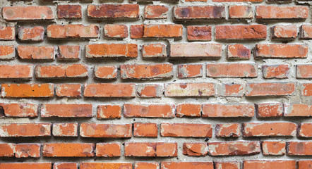 The texture of old brick wall.