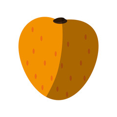 Melon sweet fruit icon vector illustration design graphic