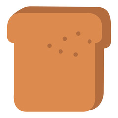 delicious toast bread isolated icon vector illustration design
