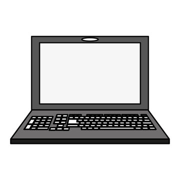 electronic laptop on icon vector illustration design graphic flat 