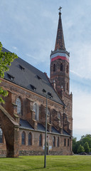 Głog&oacute;w, Kolegiata z XIII wieku