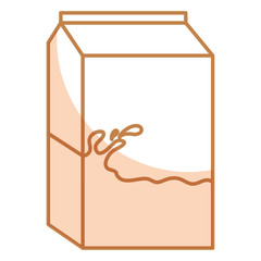 milk box isolated icon vector illustration design
