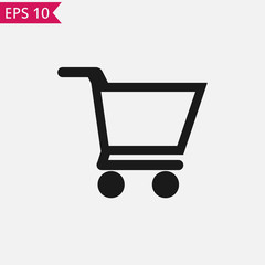 Shopping cart icon Vector.