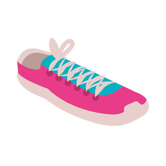 tennis shoe isolated icon vector illustration design