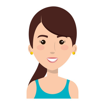 woman with sport wear vector illustration design