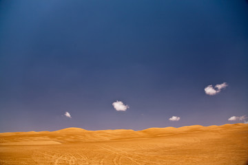 Clouds over desert, Oman