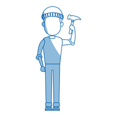 computer hacker man character system thief vector illustration