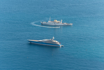 Obraz premium Montecarlo, capital of the country Monaco at the Mediterranean Sea