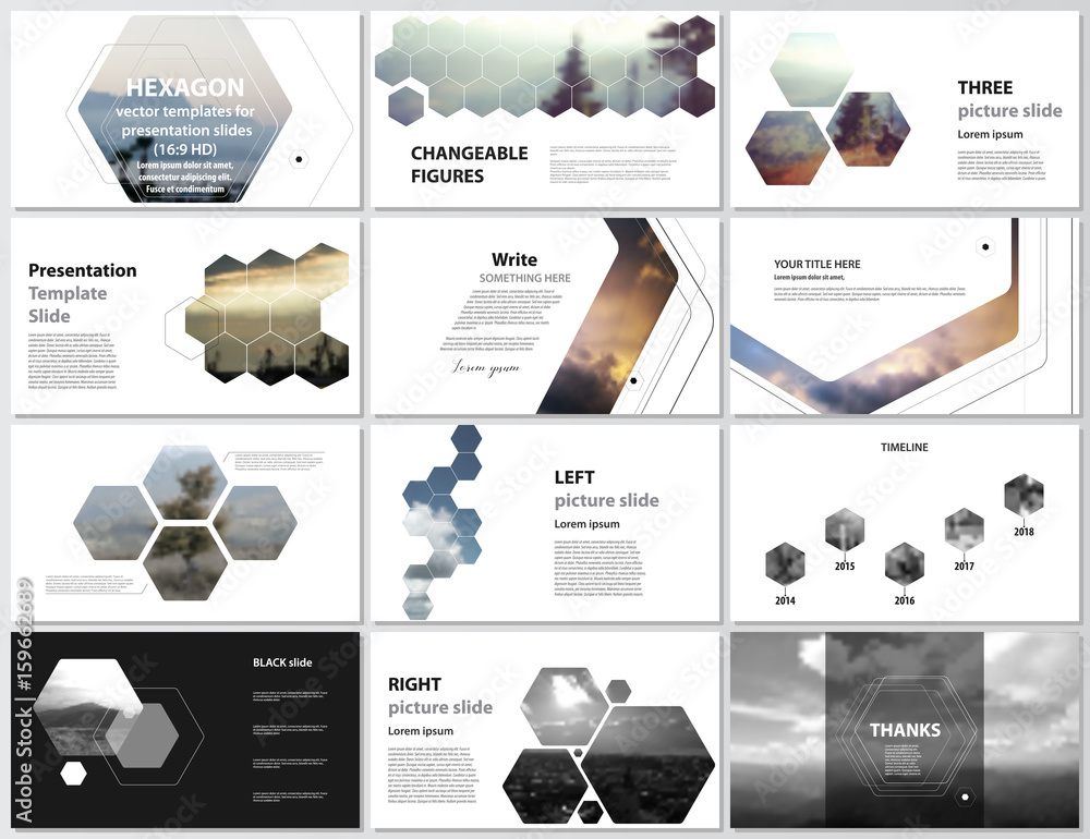 Poster the minimalistic abstract vector illustration of editable layout of high definition presentation sli