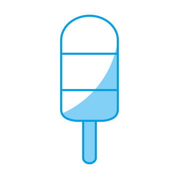 ice cream bar icon over white background vector illustration