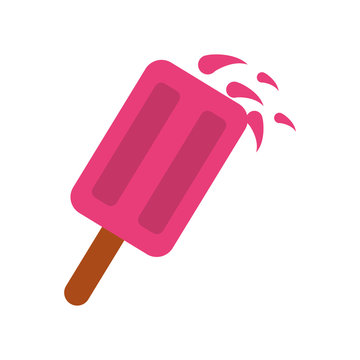 Popsicle ice isolated icon vector illustration design