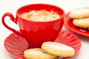 Butter Cookies Preparation : Coffee and butter cookies