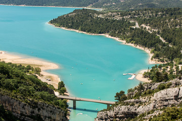 Obraz premium Gorge du Verdon, wilderness Landscape of Provence France