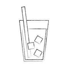 juice tropical fruit beverage vector illustration design