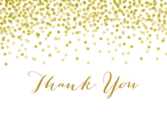 Gold Confetti Background