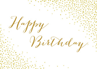 Gold Confetti Background