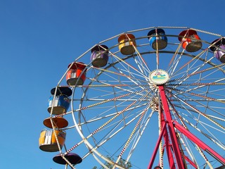 Blue sky fair wheel