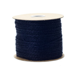 Jute rope roll over white background