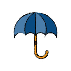 umbrella icon over white background vector illustration