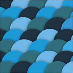 Obraz premium colorful geometric background with circular shapes. vector illustration design