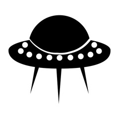 unidentified flying object icon vector illustration design