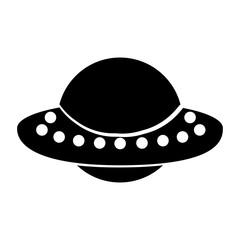 unidentified flying object icon vector illustration design