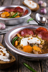 Soup with beans