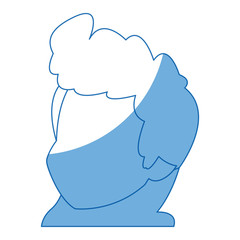 profile woman head character caricature image vector illustration