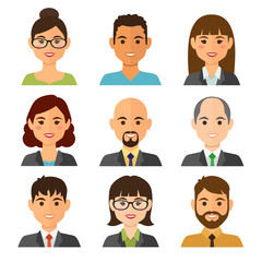 Bussines people avatars