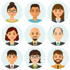 Business people avatars