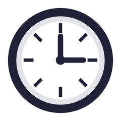 clock world time concept business daily icon vector illustration