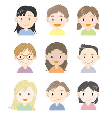 世界の子供セット9人