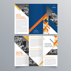 Brochure design, brochure template, creative tri-fold, trend brochure