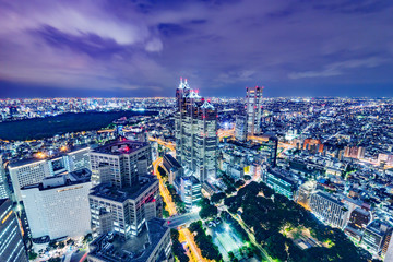 Naklejka premium 東京の夜景
