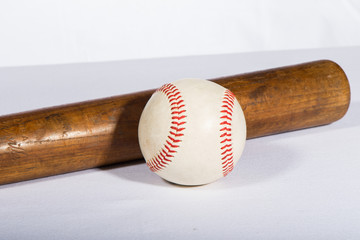 Baseball and bat