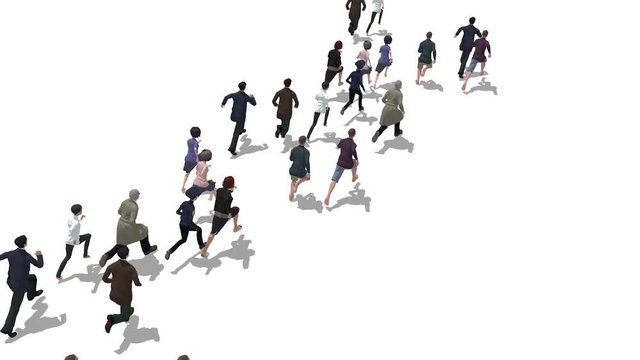Runners 3D animation