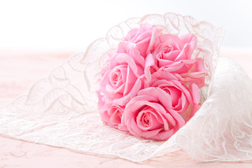 ピンクの薔薇