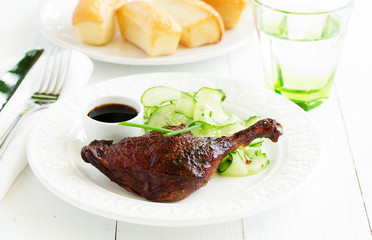 Umbrella leg in Beijing.