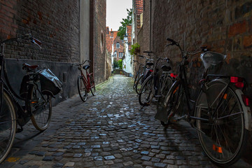 bicycles in the street © mrk