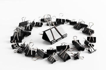 Clip for document or paper clip attachment