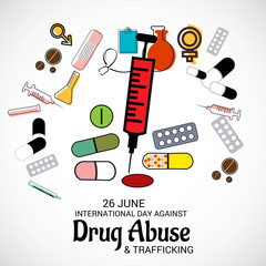 International Day Against Drug Abuse and Trafficking.