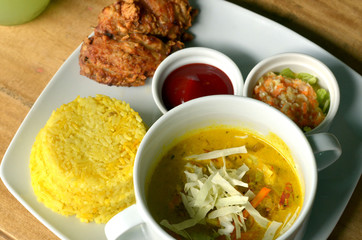 South east Asian meal rendang photo