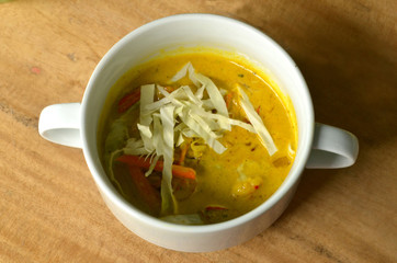 Shrimp rendang curry Asian food photo