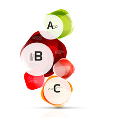 Vector shiny blank web option boxes