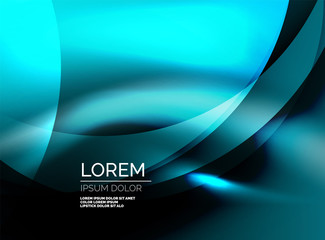 Shiny vector silk wave abstract background