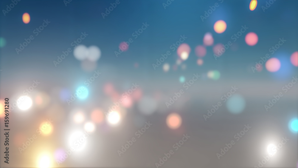 Poster abstract colorful bokeh background
